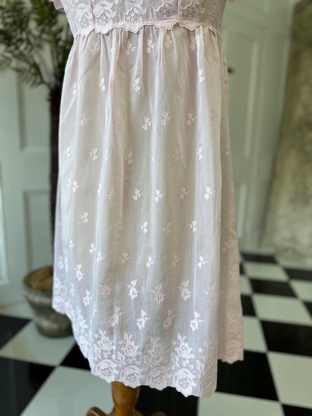 1960 Pink Baby doll dress