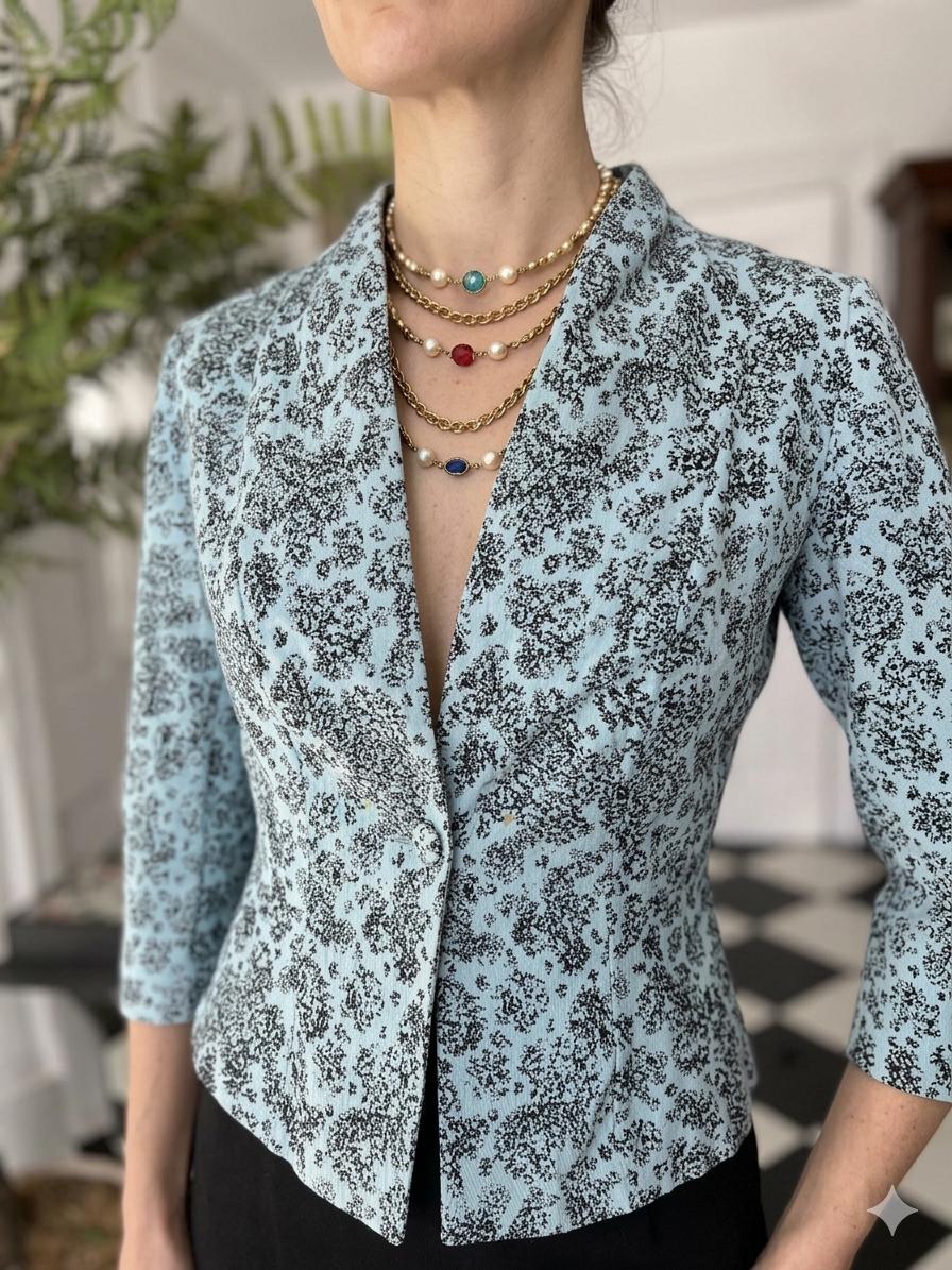 1950s Mad men wiggle dress and jacket