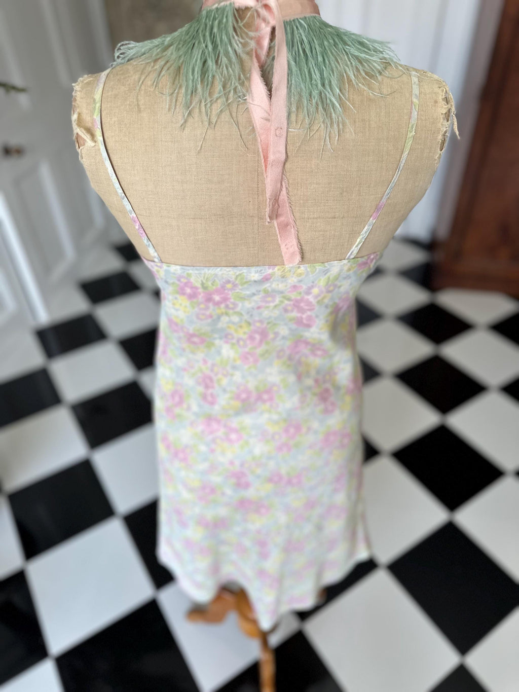 Vintage deadstock floral slip dress