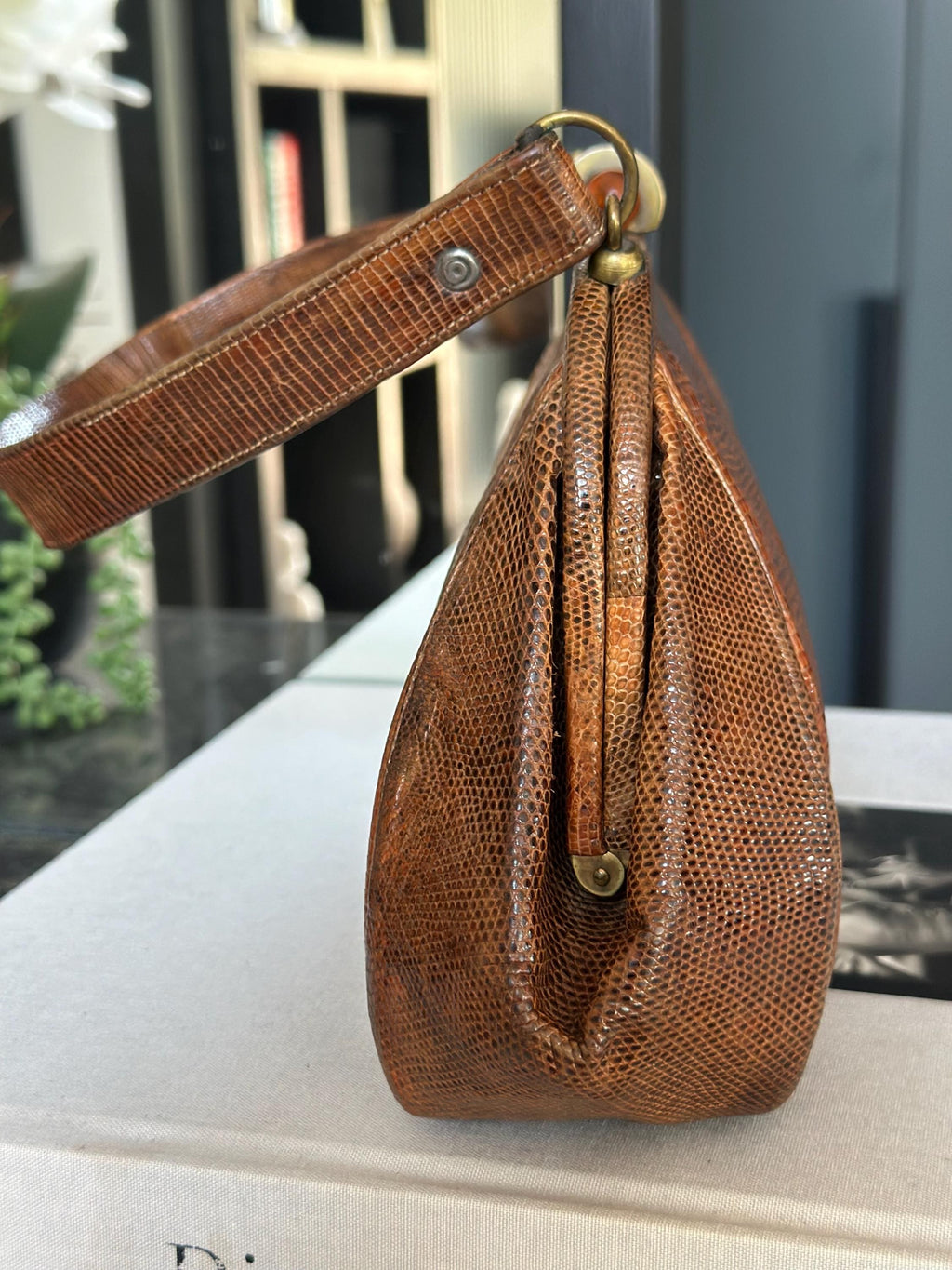 1930s lizard skin handbag