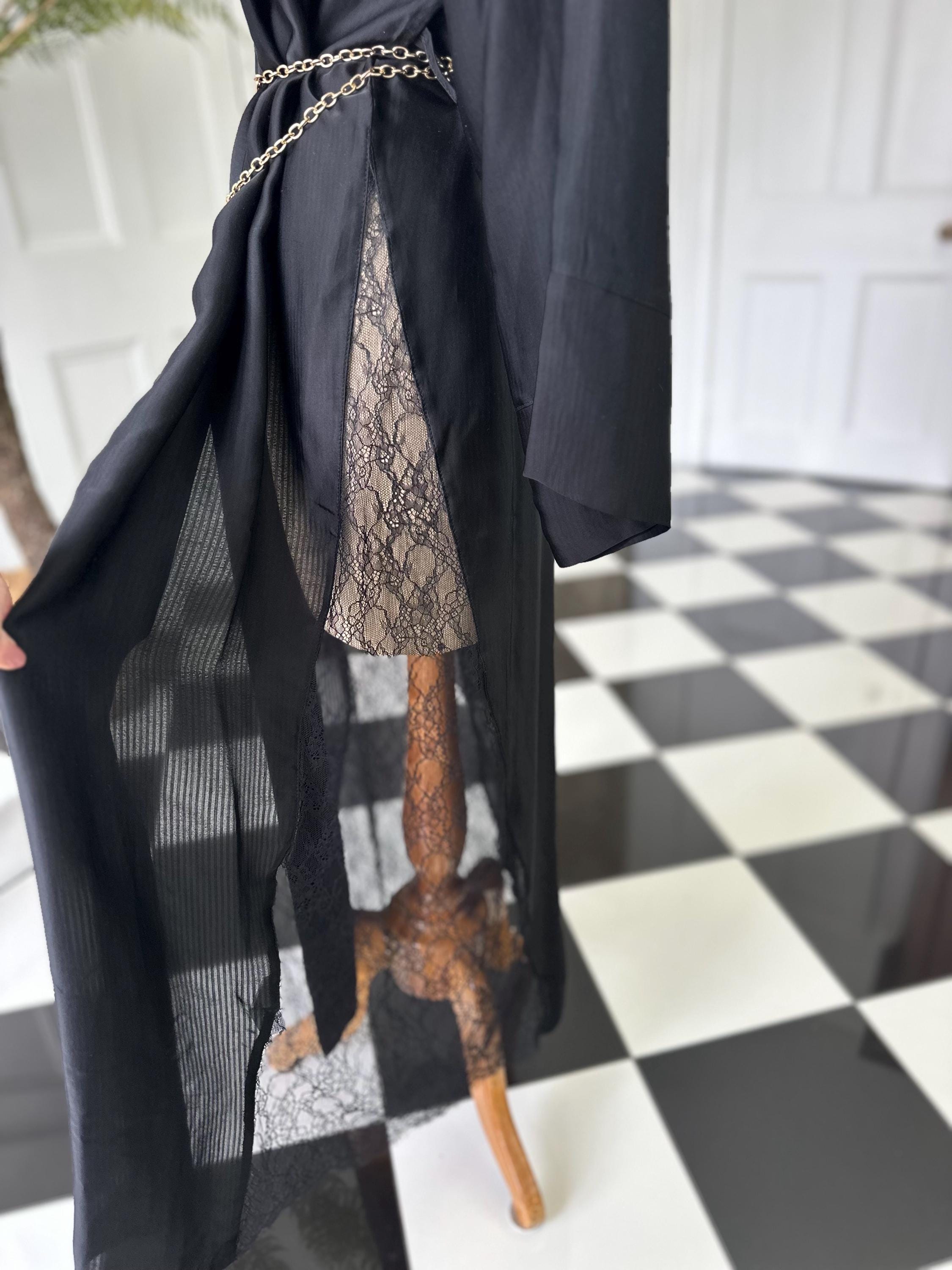 Pierre Cardin luxury lace robe kimono