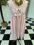 Vintage baby doll lace slip 1970s