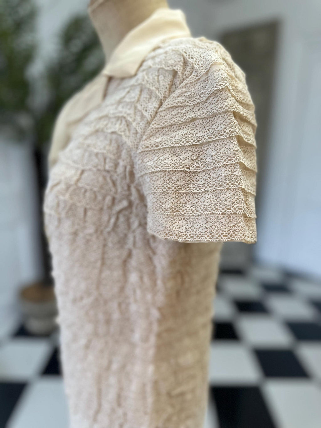 1960s Lace Mod dress