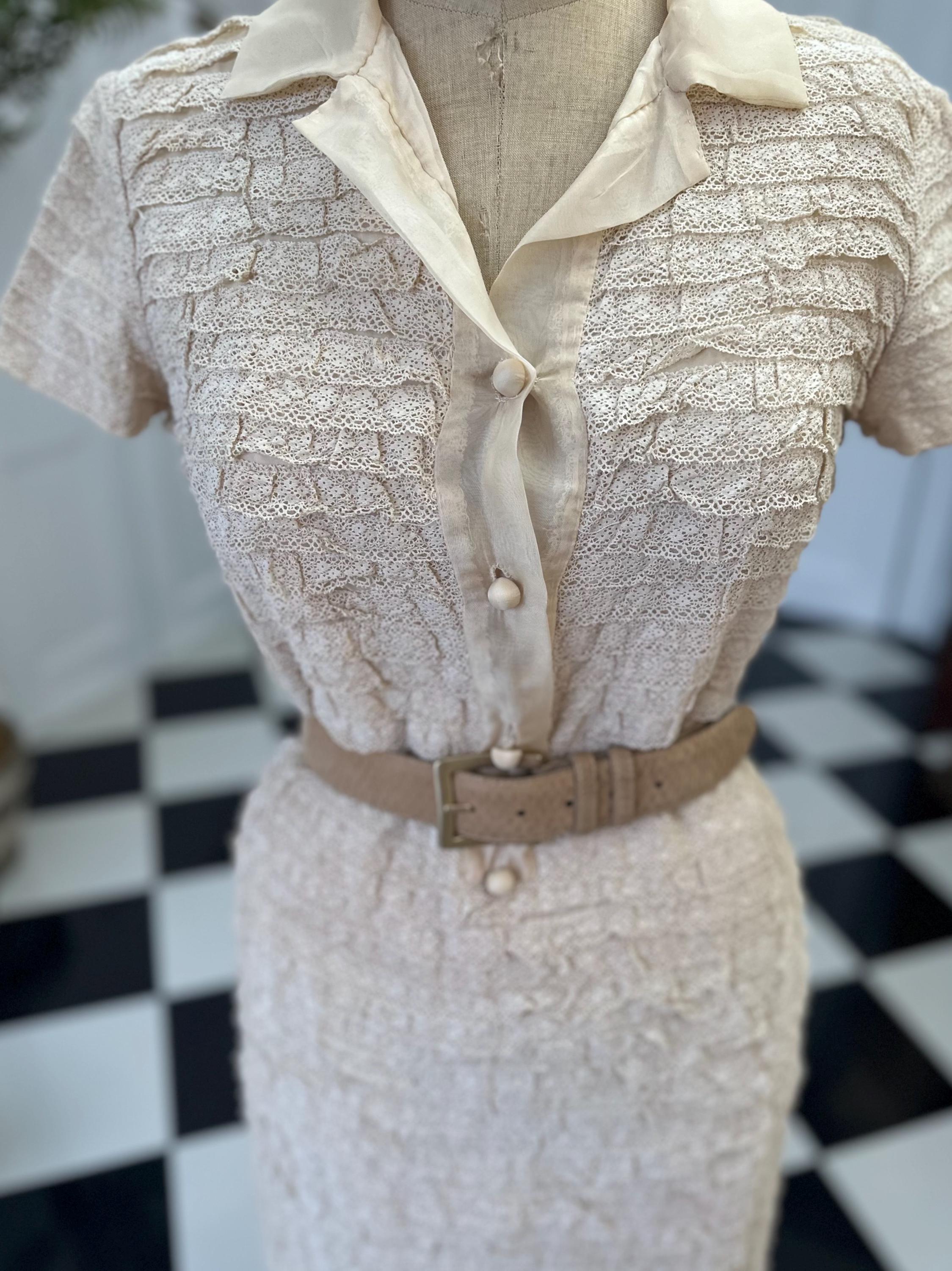 1960s Lace Mod dress