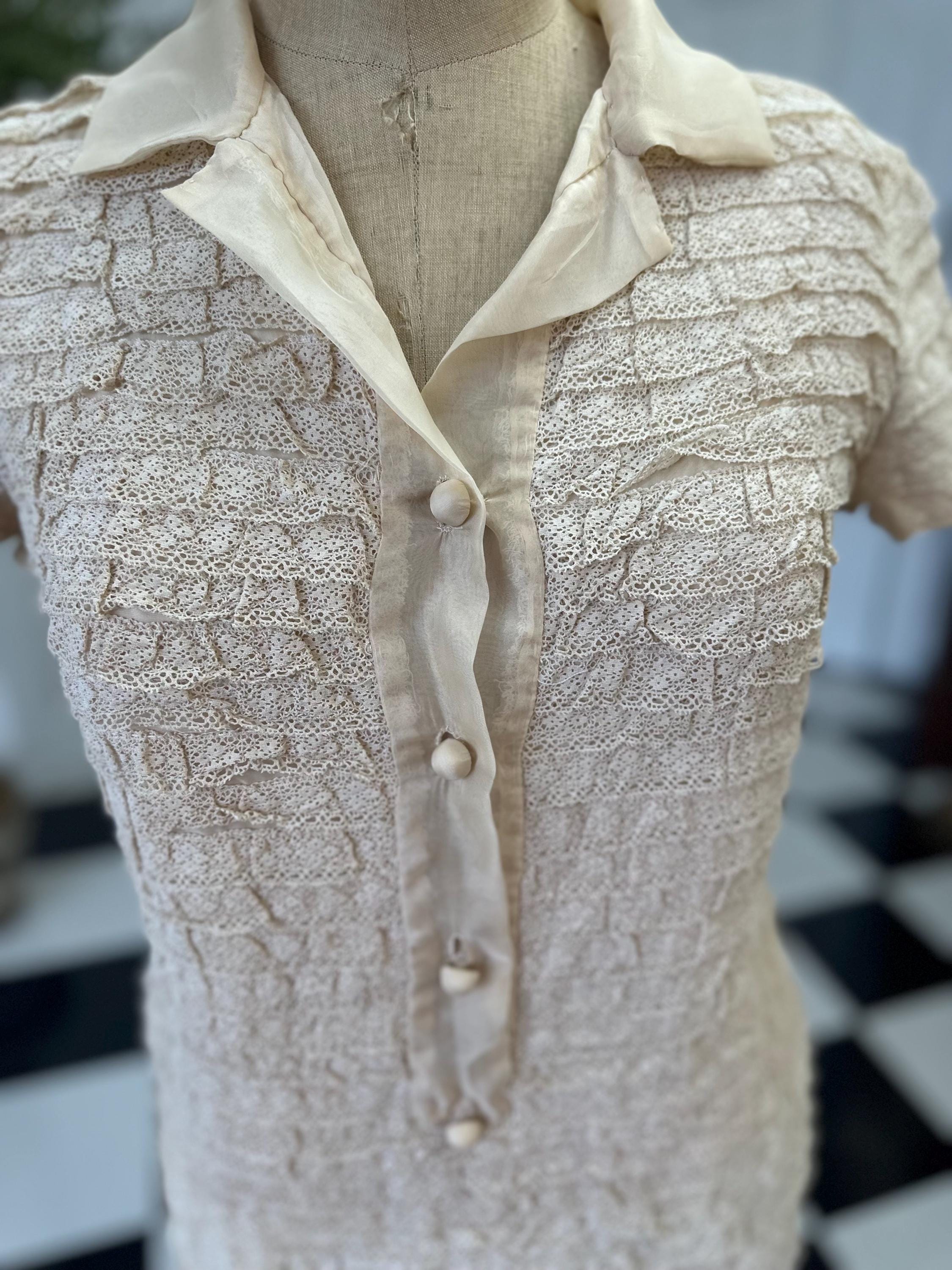 1960s Lace Mod dress