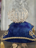 Victorian Edwardian Antique Wax Floral Tiara crown