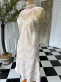 Vintage deadstock floral slip dress