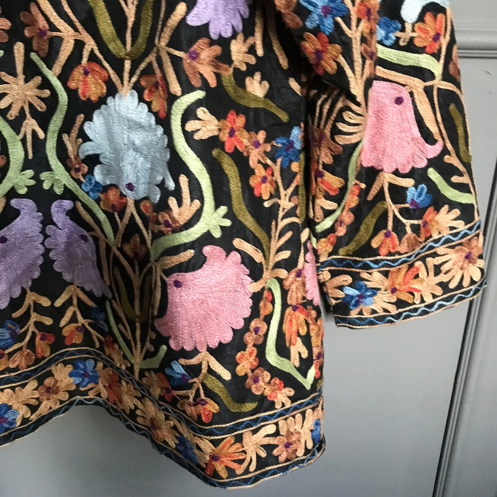 1970s crewel work jacket