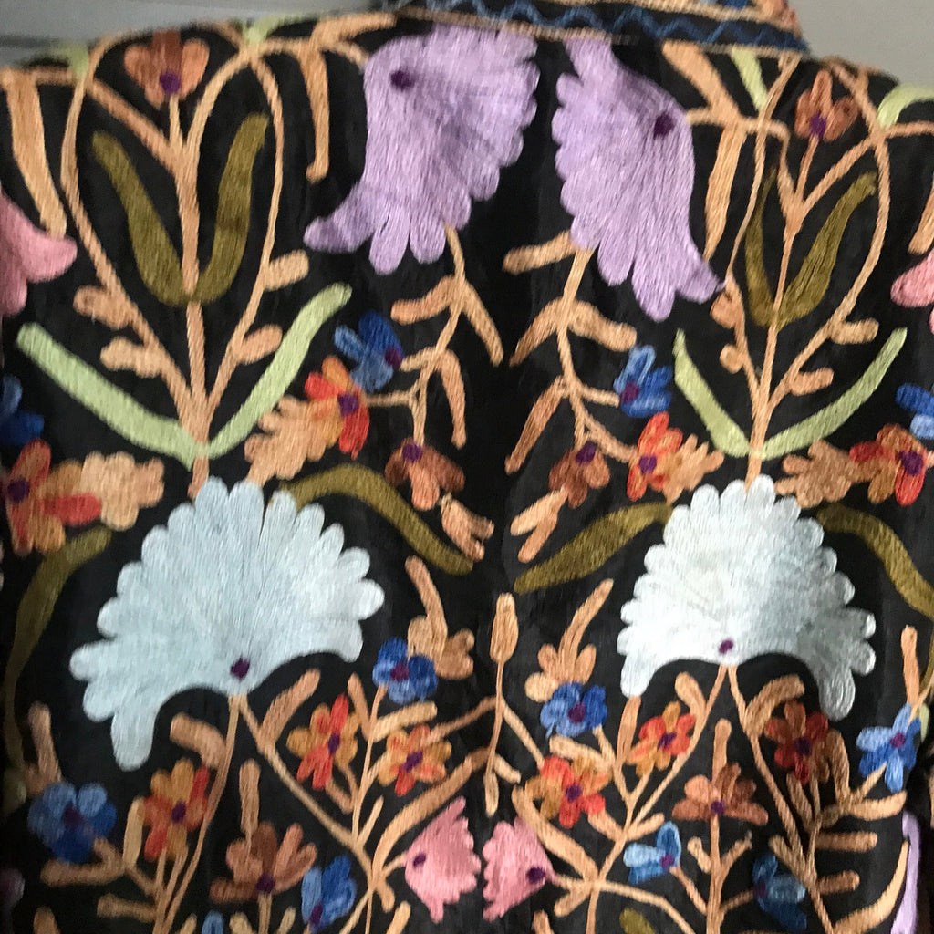 1970s crewel work jacket
