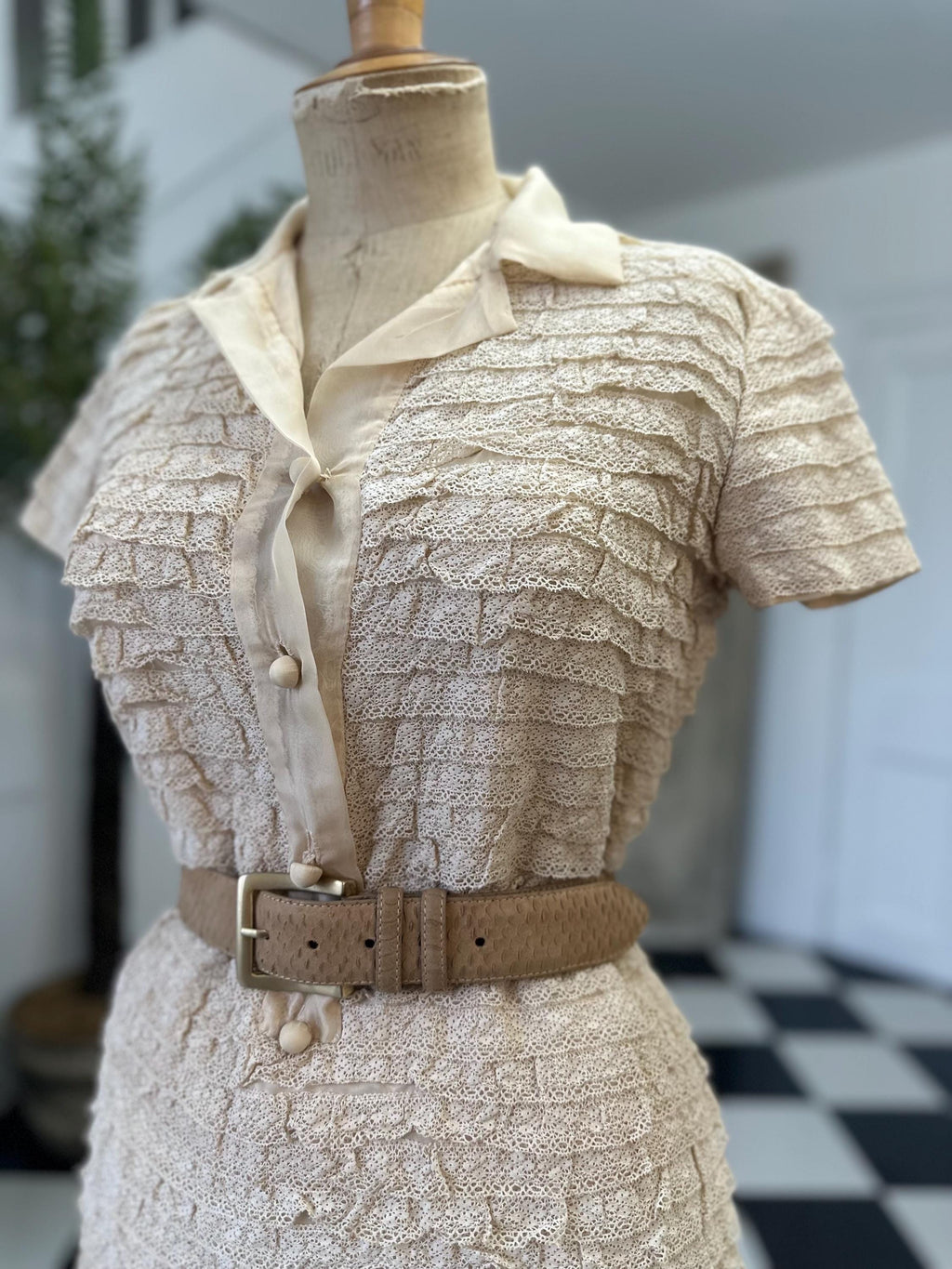 1960s Lace Mod dress