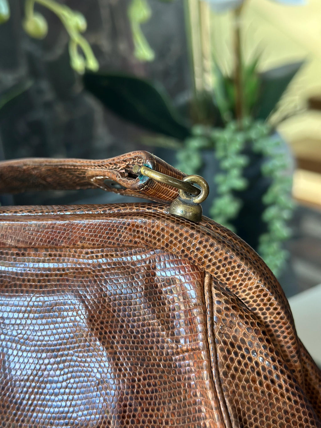 1930s lizard skin handbag