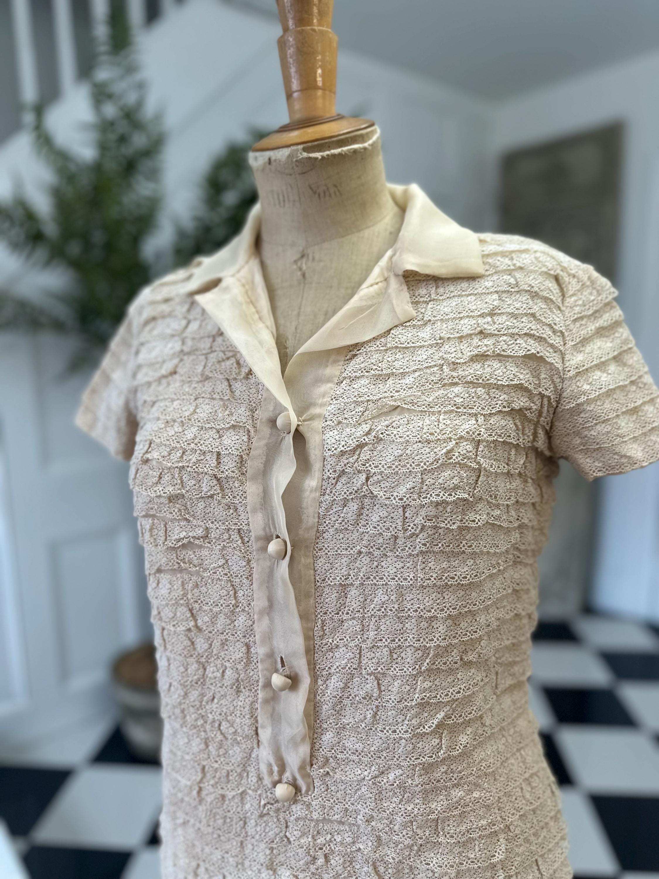 1960s Lace Mod dress