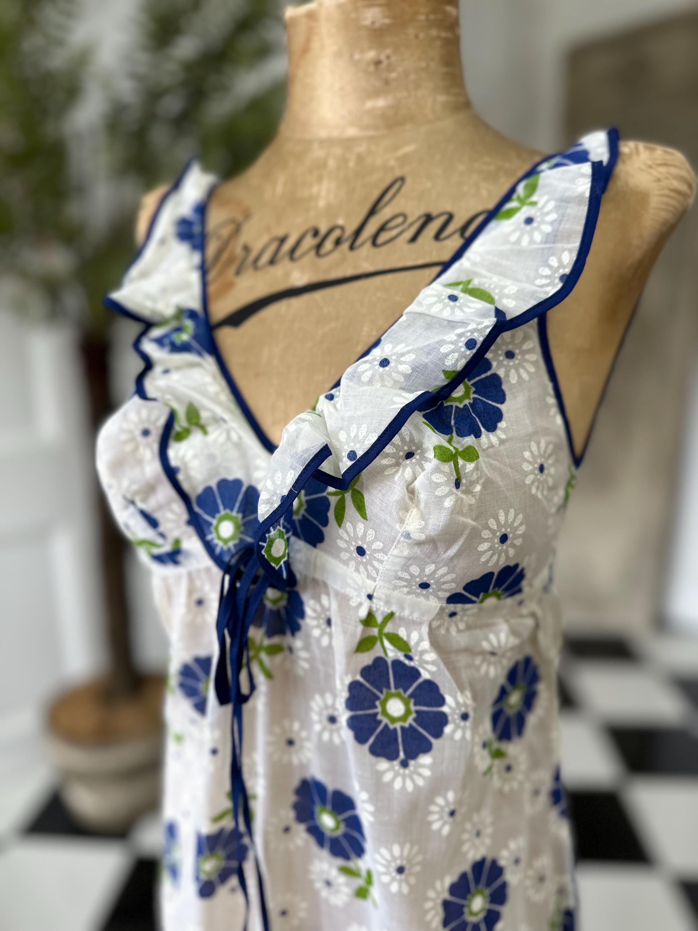 1970s floral Maxi dress unworn