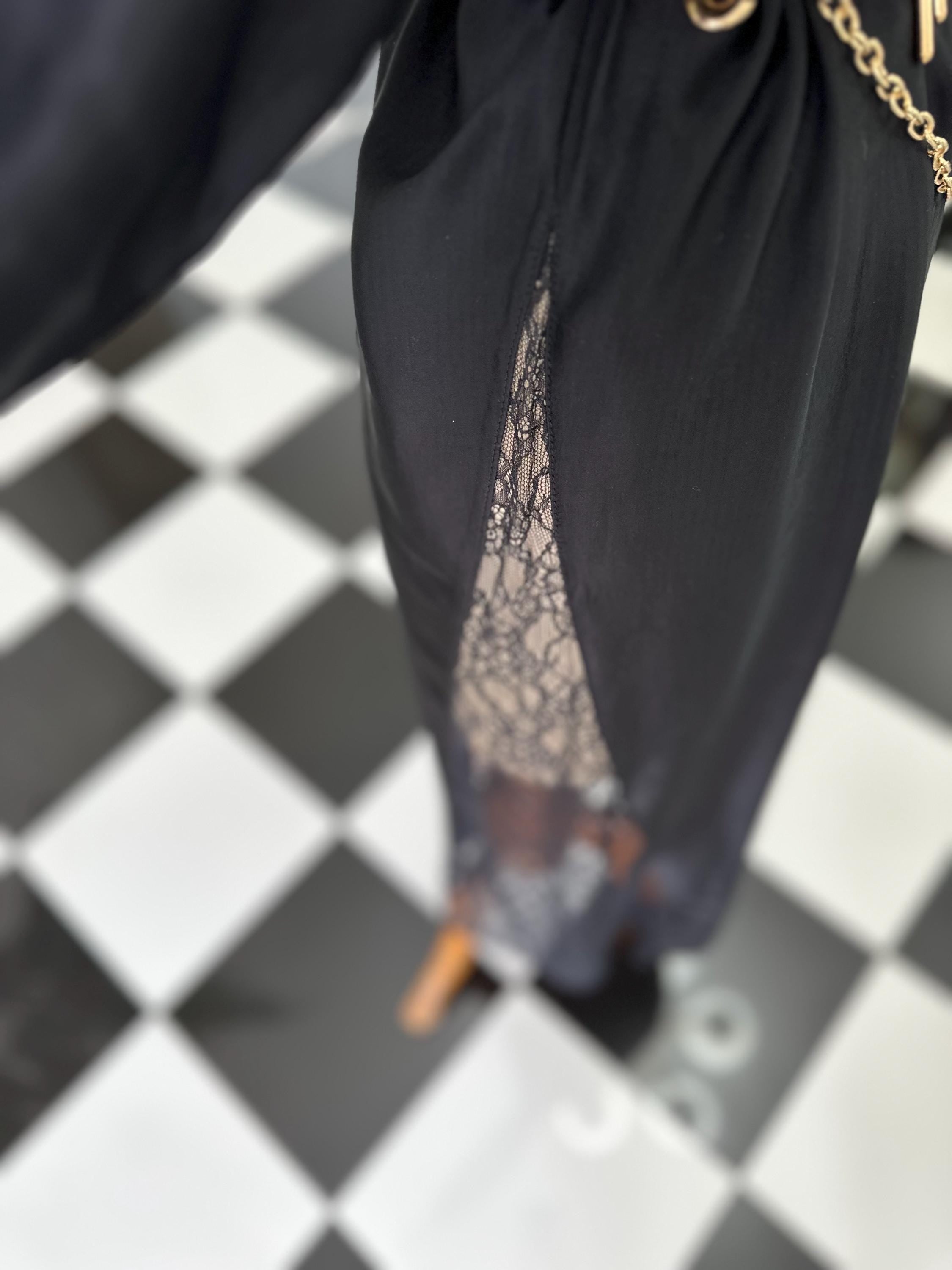 Pierre Cardin luxury lace robe kimono