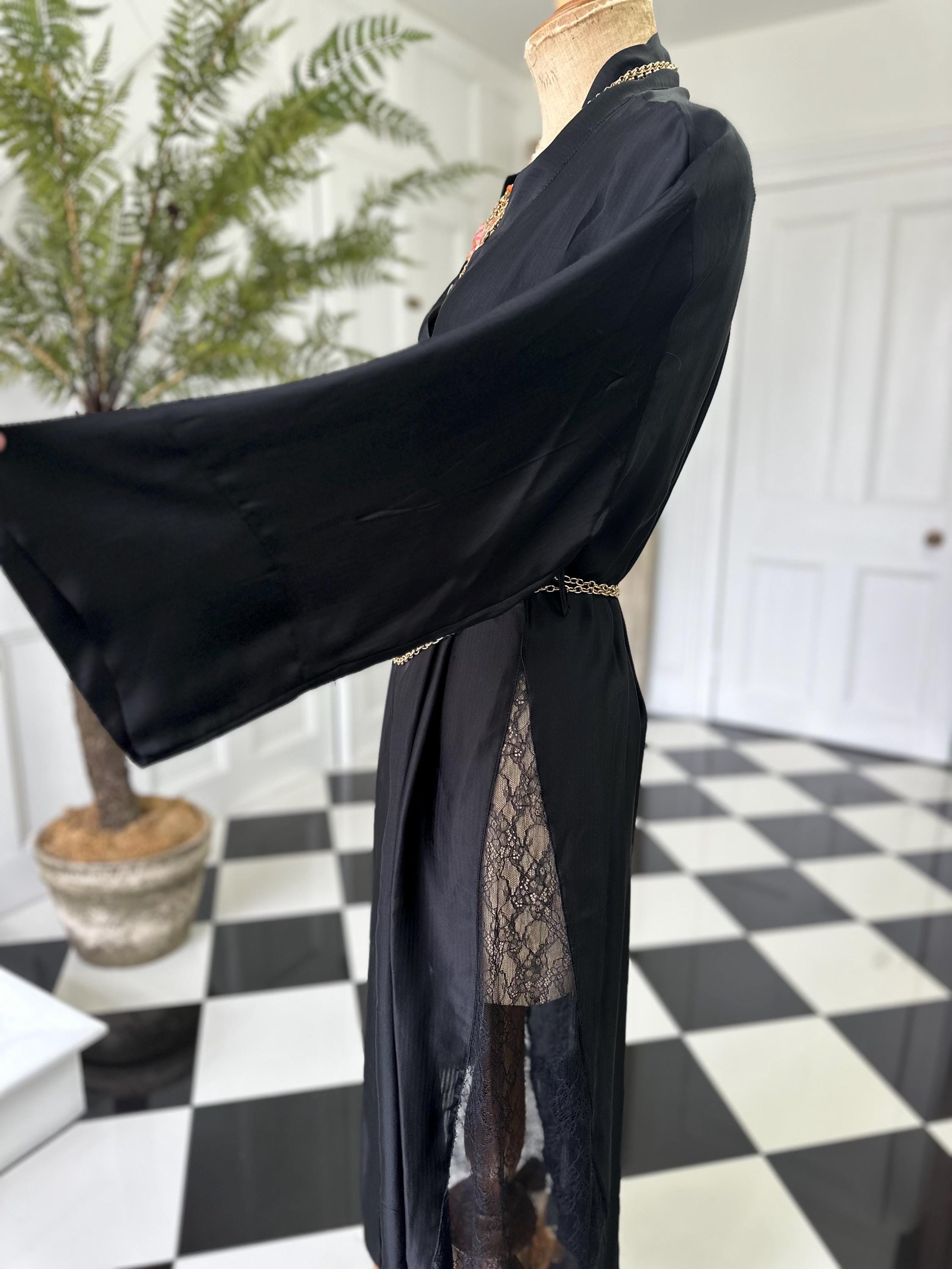 Pierre Cardin luxury lace robe kimono