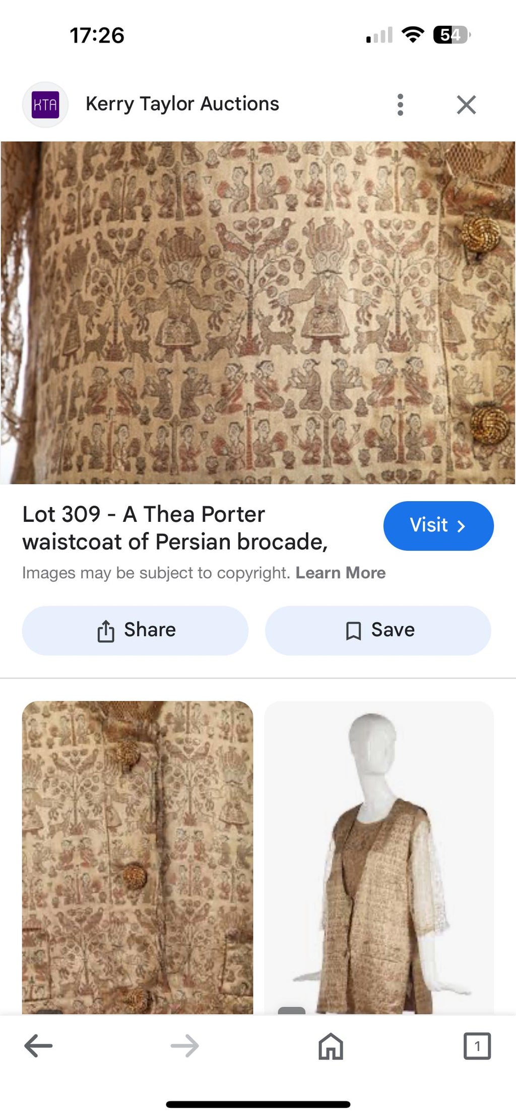 1960s Parisian golden silk dress