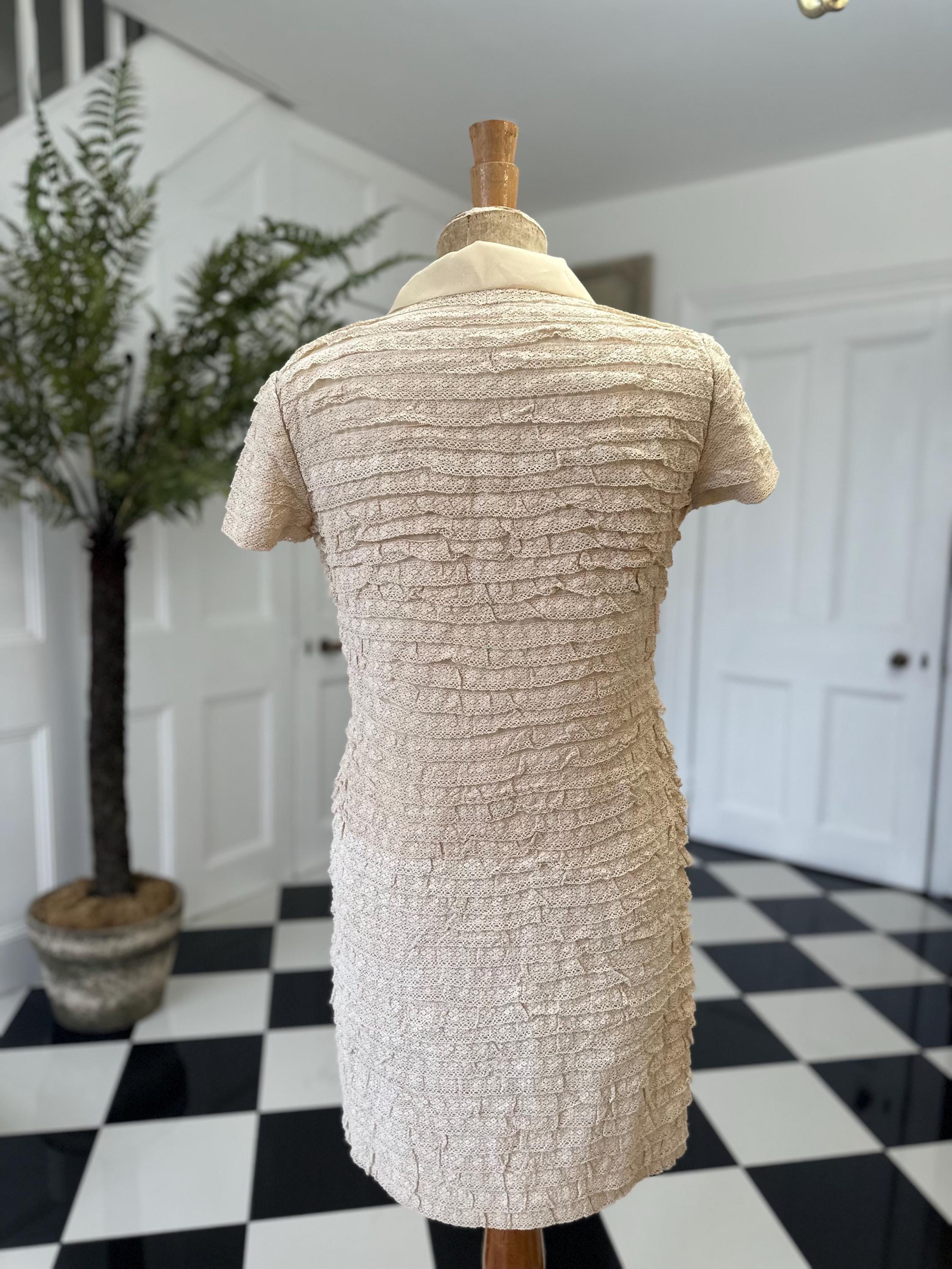 1960s Lace Mod dress