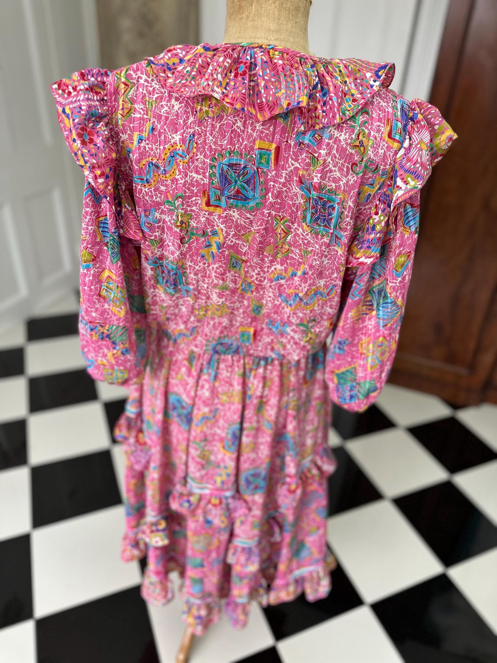 Vintage 80s Diane Freis set dress