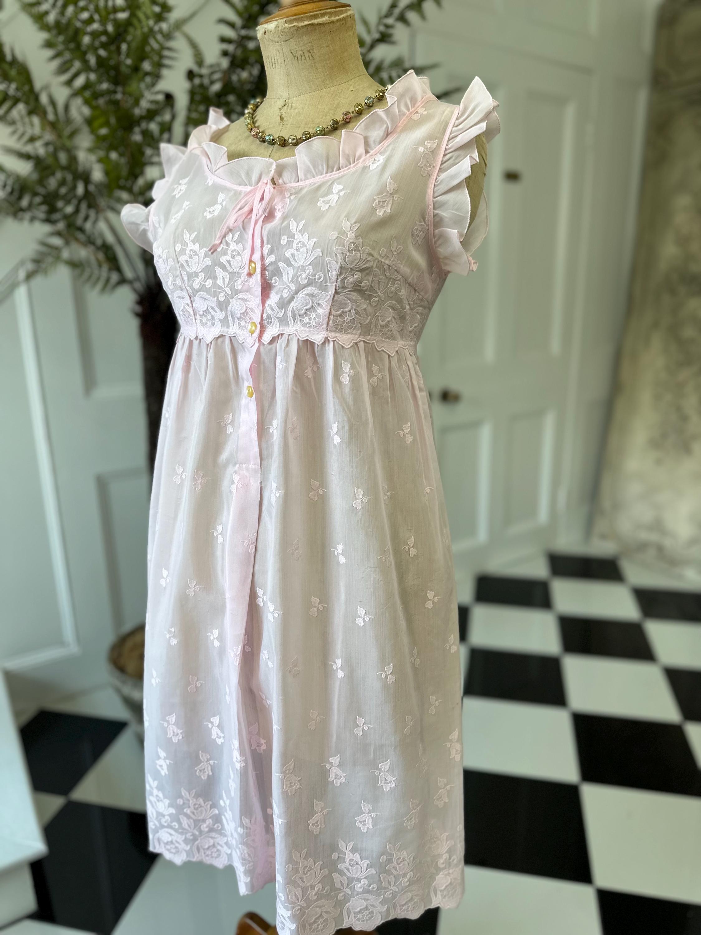1960 Pink Baby doll dress