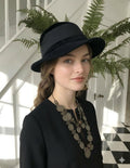 1970s vintage wool felt fedora style hat