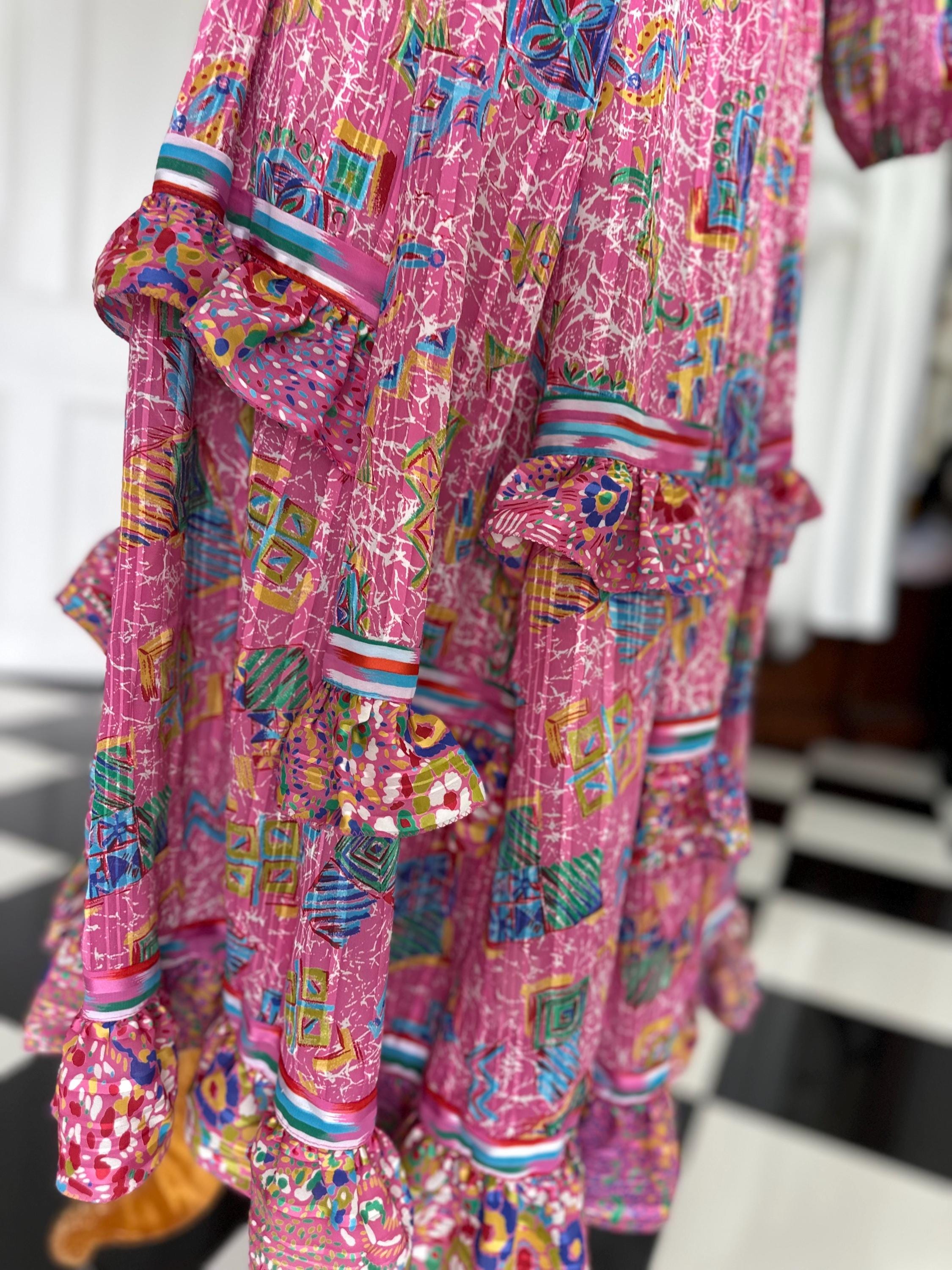 Vintage 80s Diane Freis set dress