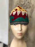 Antique Suzani smokers hat from Uzbekisdan