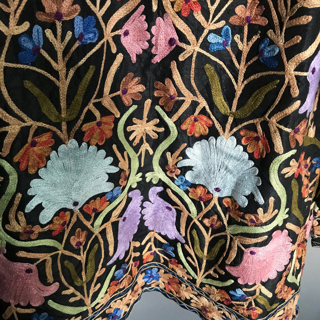 1970s crewel work jacket