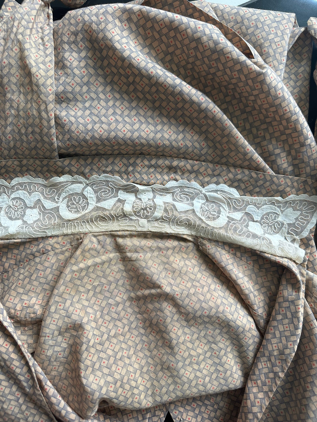 1920s silk day dress