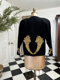 1980s Black cardigan